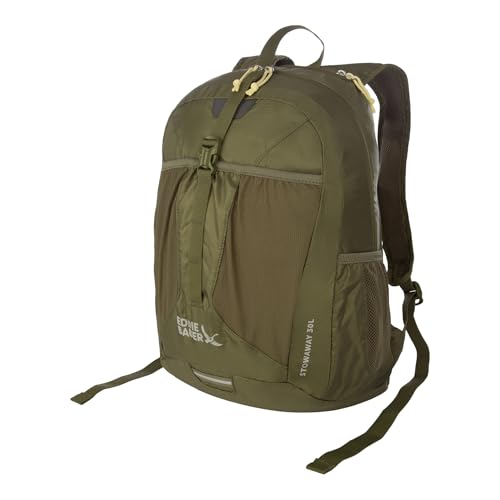 Image of Eddie Bauer Stowaway Packable Backpack | Travel | Outdoor | Lightweight | Foldable | Durable | Ripstop Polyester | 30L - Irish Green