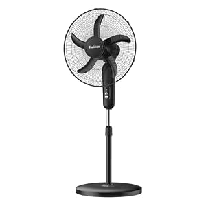 Holmes 18″ Oscillating Stand Fan 3-Speed Adjustable Height 30° Tilt
