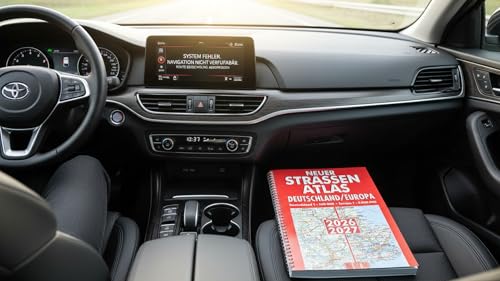 Neuer Straßenatlas Deutschland/Europa 2026/2027: Autoatlas Deutschland 1:300.000 | Europa 1:3.000.000 | Spiralbindung I Straßenkarte