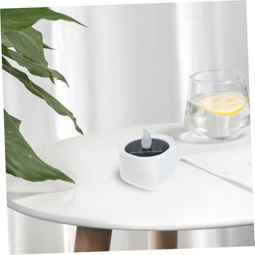Velas solares de té LED impermeables Toddmomy automáticas sin cables 5