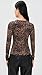 rag & bone Women's Luca Printed Long Sleeve, Lep, L