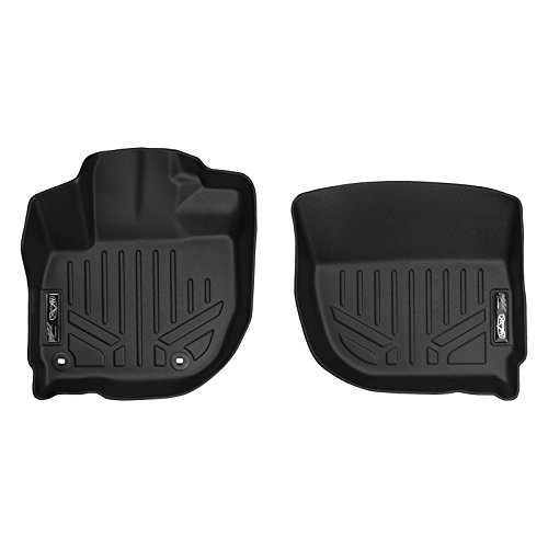 SMARTLINER Custom Fit Floor Mats 1st Row Liner Set Black for 2015-2020 Honda