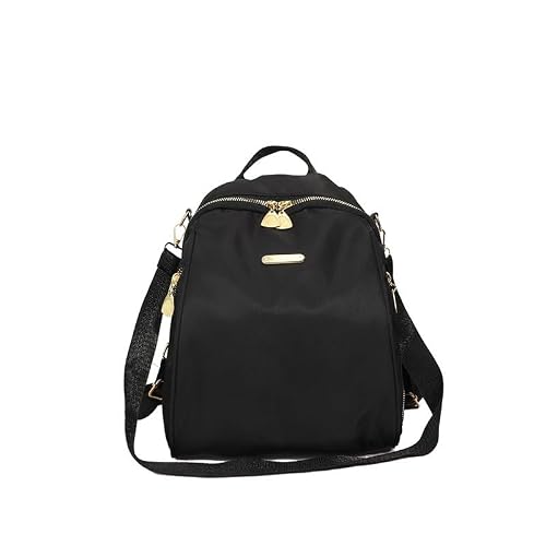 Cartables Sac À Dos Gothique For Femme, Imperméable, Léger, Tendance, En Nylon Noir, Style Décontracté, Idéal For Les Voyages Et L'université cabas ecolier