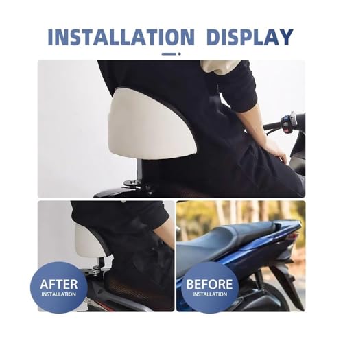 Dossier selle arrière PCX150 coussin de maintien ergonomique - 4