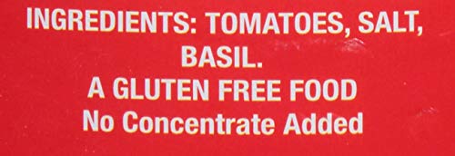 Jersey Fresh Crushed Tomatoes with Basil, Fattoria Fresca, 28 Ounce (Pack of 12)