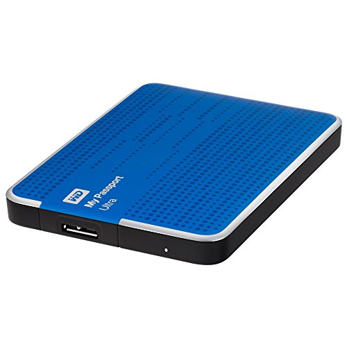 WD My Passport Ultra - Disco portátil ultracompacto de 1 TB, USB 3.0 (con Copia de Seguridad automática y en la Nube) Azul