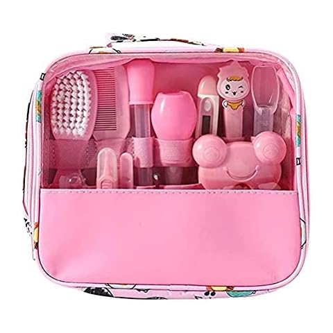 Rvtkak 13 Pcs/Set Newborn Grooming Set Infant Baby Care Kit Essential Healthcare Accessories for Home Travel Cover