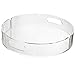 12" Round Clear Plastic Serving Tray