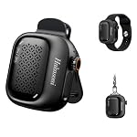Clip On Speaker, Wearable Portable Mini Speaker, Black