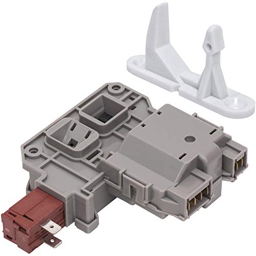 (2024 Update) 131763202 Washer Door Lock Switch with 131763310 Door Striker Replacement Part by BlueStars – Exact Fit for Frigidaire Whirlpool Electrolux Washers - Replace 131763255 13176325
