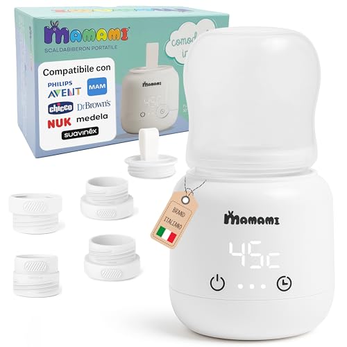 Scaldabiberon Portatile per Neonato e Viaggio MAMAMI® – Senza Fili,