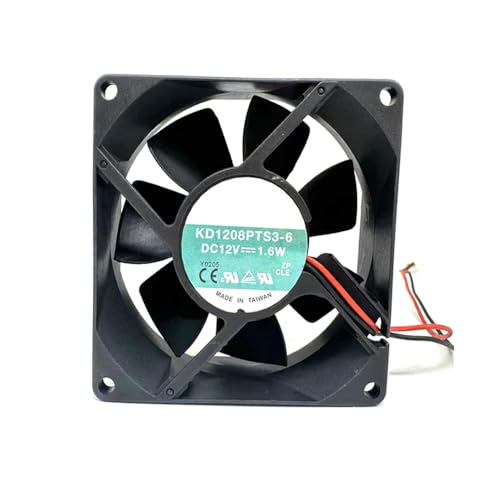 Ventilador KD1208PTS3-6 SUNON DC12V 1.6W 8cm extractor de aire interno para caja de ordenador