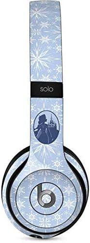 Skinit Decal Audio Skin Compatible with Beats Solo 2 Wired - Officially Licensed Disney Elsa Silhouette Design