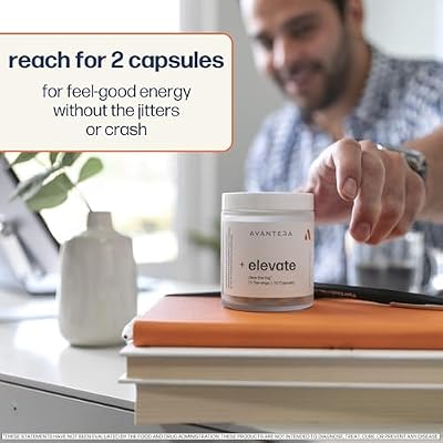 مكمل Avantera Elevate Premium Nootropic - Beat Brain Fog - أفضل مكملات التركيز لدعم الذاكرة والتركيز - طاقة بدون انهيار - 56 حبة للنساء والرجال*