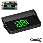 Smart in Car HUD Co Pilot, Smart HUD Speedometer with GPS+BDS, 10Hz MPH Display