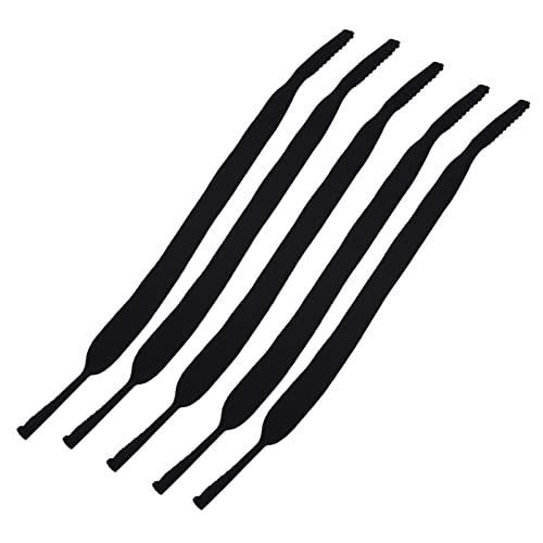 5 Uds Gafas Unisex Correas Elásticas Gafas de Neopreno Banda Elástica para Gafas con Ancho de Pierna Dentro del Rango de 0,157 a 0,314 Pulgadas