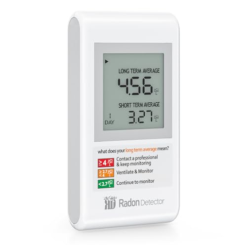 ConyLite Radon Detector for Home, Continuous Monitor pCi/L, LCD Display