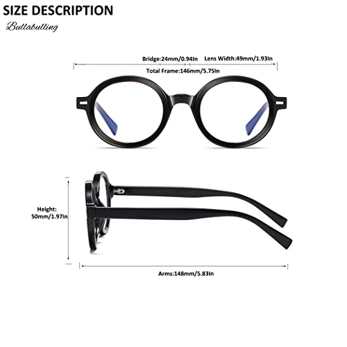 Bullabulling Reading Glasses Women 3-Pack Stylish Eyeglasses Readers (Black, 3.0) #TOP5