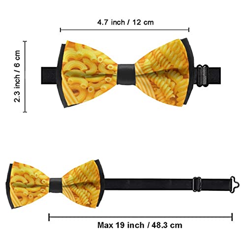 Amrandom Men Bow Tie Pretied Adjustable Length For Wedding, Fashion Boys Satin Bowties, For Pasta #TOP2