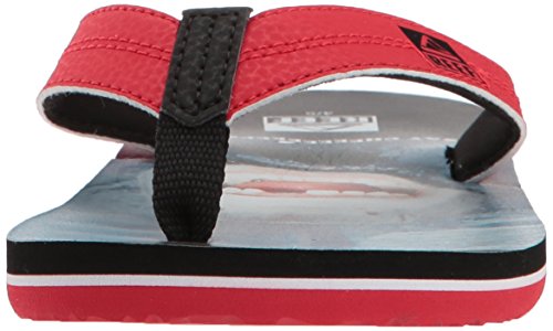 REEF Boy's GROM PHOTOS Sandal, shark smile, 11-12 Medium US Little Kid2