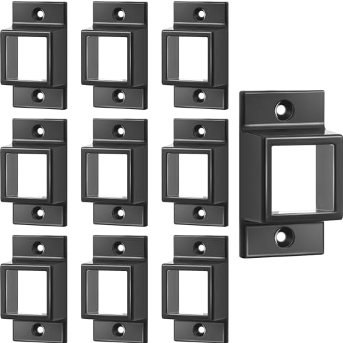 Support de cloture 2,5x2,5 cm double bride pour fixation murale stable - 2
