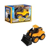 Teamsterz JCB 7\" Orange Construction Toy | Durable Vehicle for Kids 18M+ | Great for Indoor, Outdoor & Sandpit Play | Fun for Boys & Girls (Wheel Loader Truck)