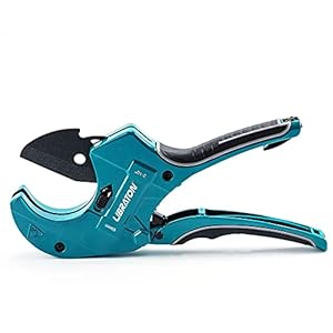 Libraton Cortatubos de PVC de 2-1/2″ (63mm), cortador de PVC grande, hoja mejorada para cortatubos de plÃ¡stico de alta resistencia