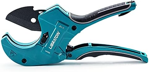 Libraton PVC Pipe Cutter 2-1/2. Large PVC Cutter. Improved Blade for Heavy-duty. Plastic Pipe Cu...