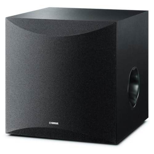 Yamaha Audio 10″ 100W Powered Subwoofer – Black (NS-SW100BL)