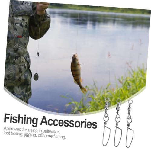 Émérillons de pêche inox UKCOCO accessoires connecteurs pivotants mer
