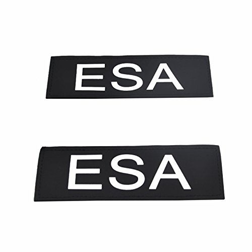 2 Pack Reflective Service Dog Patches With Hook Back For Pet Collar Vest Harness - 3 Sizes #TOP1