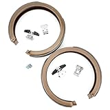 Rear Parking Brake Shoes Sets Compatible with Chevrolet ASTRO AVALANCHE EXPRESS SILVERADO SUBURBAN 1500 2500 1999-2014 TAHOE TRAILBLAZER SSR Compatible with Chevy Replacement for 781PG
