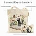 Imagen de ZXTGBQ Bolsa de Lona y Pequeña Bolsa de Cosméticos Diseño de Gatos y Libros Bolso de Compras Reutilizable para El Día a Día Oficina Viaje Escolar y Compras