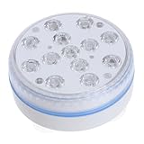 AKOOSY Luz LED Subacuática para Piscina y Estanque Vela Sumergible sin Control Fácil con Pilas Decoración Ambiental Segura para y Jardín
