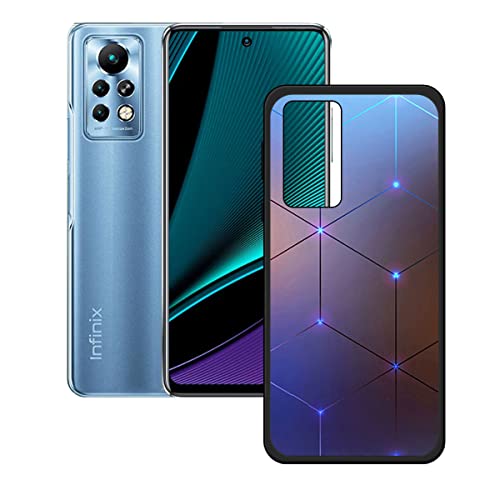 LMLQSZ TPU Cover for Infinix Note 11 Pro, Black Flexible Silicone Slim fit Soft Shell Cute Back Case Bumper Rubber Protective Case for Infinix Note 11 Pro (6,95") - OP3