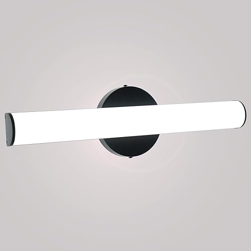 Miniatura 9 de OOWOLF Luz de tocador de baño, brillo ajustable de 12 W y 17.3 pulgadas, barra de luces LED de tocador de 1200 lúmenes, luz LED blanca natural de