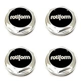 4x Rotiform RSE Machined Wheel Center Hub Caps 3-3/4