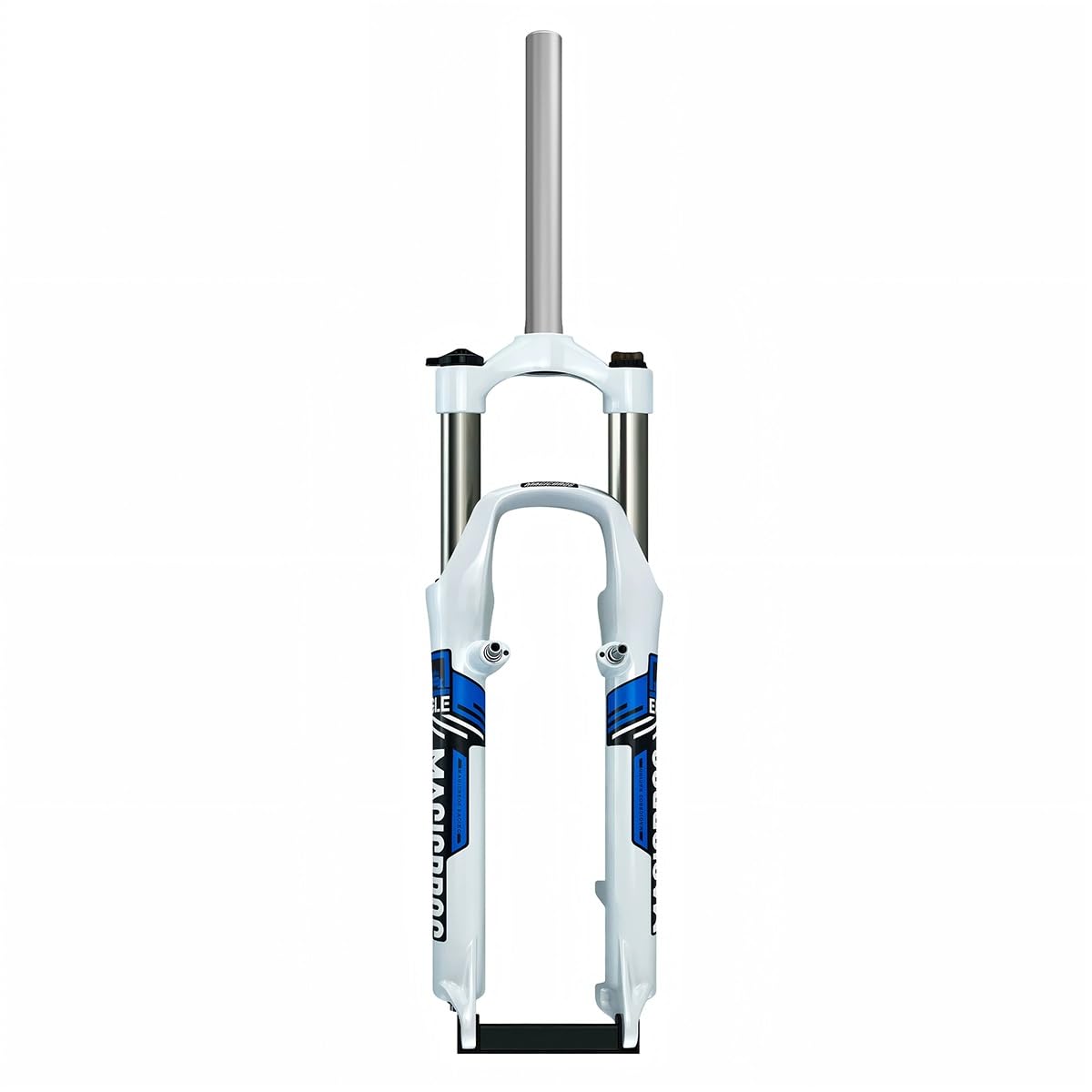 Widelec rowerowy 26 cali podróż 110 mm rowery górskie wiosna 1-1/20.3 cm proste widelce mechaniczne hamulec tarczowy V-brake ręczny 9 * 100 mm QR