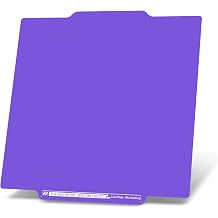 Cool Build Plate for FLASHFORGE Creator 5/Creator 5 Pro No Heating No Glue Purple Cold Low Temperature Double Sided Smooth PEI Sheet Flexible Spring Steel Plate Removable Platform