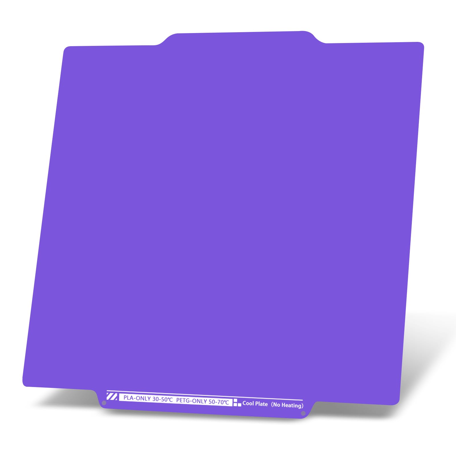 Placa de construcción fría para FLASHFORGE Creator 5/Creator 5 Pro sin calefacción sin pegamento, placa PEI lisa en ambos lados para bajas temperaturas, placa de acero flexible para muelles