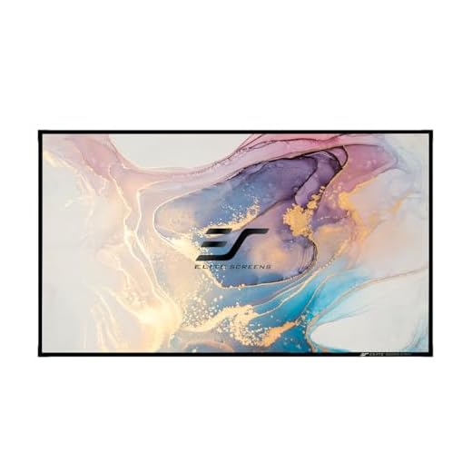 Elite Screens Edge Free Ambient Light Rejecting Fixed Frame Projection Projector Screen,Aeon CineGrey 3D Series, 120-inch 16:9 for Home Theater, Movie and Office Presentations AR120DHD3