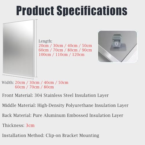 Placa de aislamiento térmico para refrigerador y protector impermeable 3