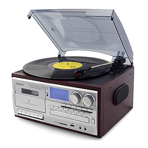 Filters Bluetooth Classic Style Record Player Turntable Retro Gramophone LP Record Player CD Tape U Disk Radio FM/AM Old… - Les Beatles, Paul McCartney, John Lennon, RIngo Starr, George Harrison Filters Bluetooth Classic Style Record Player Turntable Retro Gramophone LP Record Player CD Tape U Disk Radio FM/AM Old…