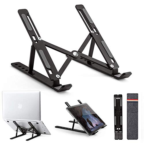 最安値 年最新の改良版 ノートパソコンスタンド ノートpcスタンド パソコンスタンド Pcホルダー アルミ合金製pcスタンド放熱対策 滑り止め付き エルゴノミクス 猫背矯正 姿勢改善 携帯型 持ち運び便利 40kg荷重可能 Pc Ipad Macbook Macbook Pro 等に対応の価格比較