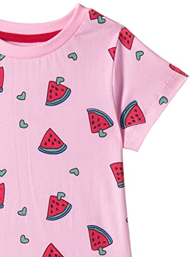 Image of T2F Girls Cotton A-Line Knee-Length Casual Dress