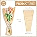 Cecliy 50 Pcs Flower Bags for Bouquets, Kraft Paper Flower Sleeves, Bouquet Wrapping Paper for Birthday Wedding Graduation Gifts, Florist Wrap Supplies, 45.2 x 24 cm / 17.8 x 9.4 Inches