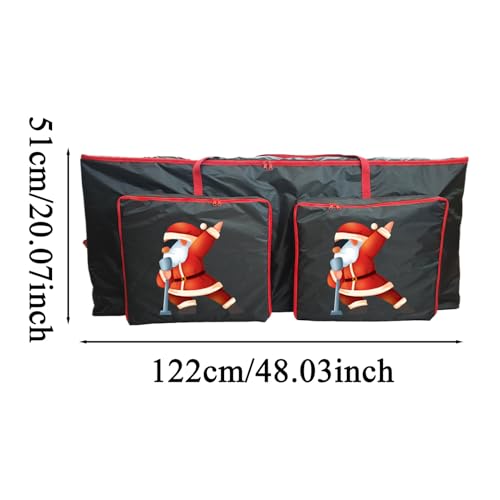 Sac de rangement étanche pour couronne de Noël grand format guirlandes - 6