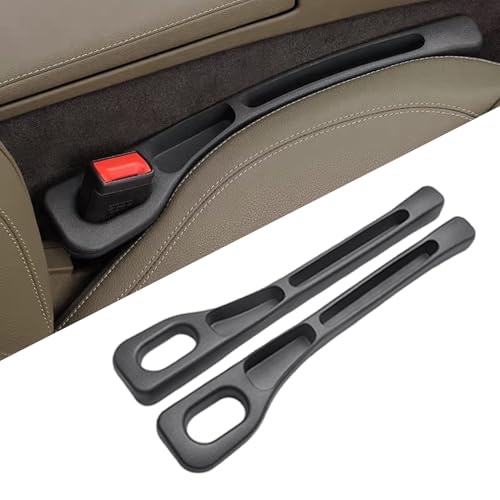 2Pcs Car Seat Gap Filler Set Car Seat Gap Organiser Storage Box Leak Proof Filling Strip Vehicle Mounted Ga-p Seats Side Ga-p Filler for Most Models of Cars Organize Keys Phones Wallets