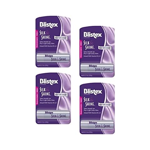 Blistex Silk & Shine Lip Moisturizer 0.13 oz Pack of 4 Cover