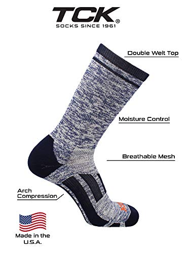 Image of TCK Sports Heathered Crew Socks